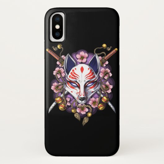 Kitsune Japans fox-masker Case-Mate iPhone Case (Achterkant)