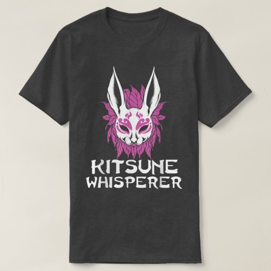 Kitsune Japans kweekblad Fox Art Whisperer Animal T-shirt (Design voorkant)