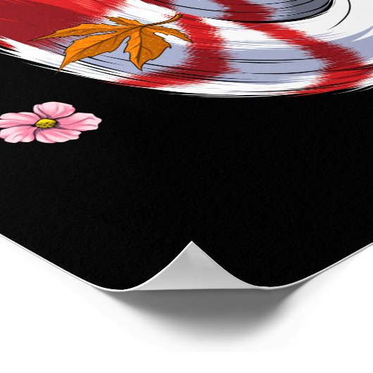 Kitsune Japanse Fox Poster (Hoek)