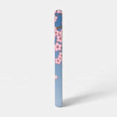 Kitsune Kokeshi Doll - Black Fox Geisha Girl Samsung Galaxy Hoesje (Linkerkant)