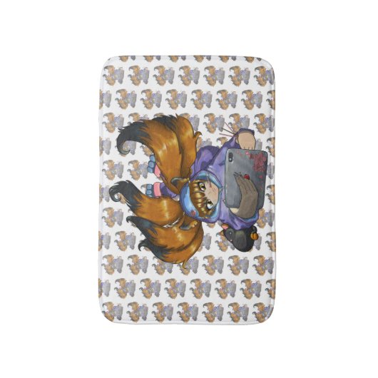 Kitsune Life Badmat (Voorkant Verticaal)