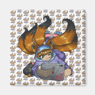 Kitsune Life Magneet