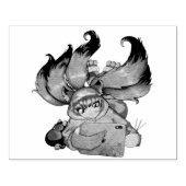 Kitsune Life Rubberstempel (Afrduk)