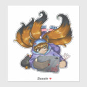Kitsune Life Sticker (Vel)