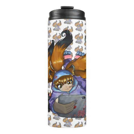 Kitsune Life Thermosbeker (Voorkant)