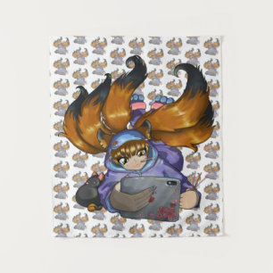 Kitsune Life Wandkleed