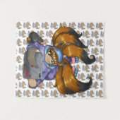 Kitsune Life Wandkleed (Voorkant (horizontaal))