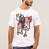 Kitsune Mask Skull Split T-shirt (Voorkant)