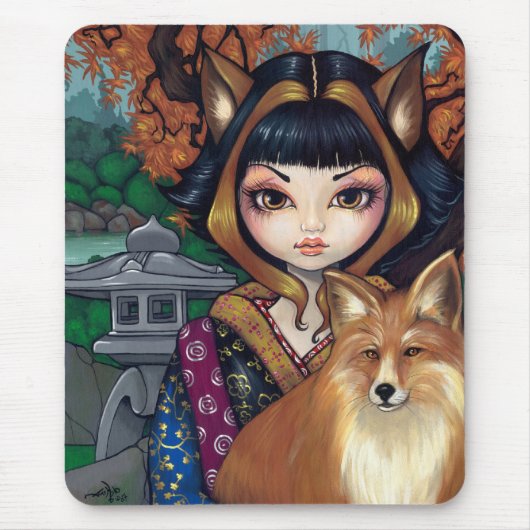 "Kitsune" Mousepad Muismat (Voorkant)