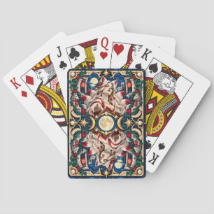 Kitsune, Papieren Uitgesneden Monster Pokerkaarten