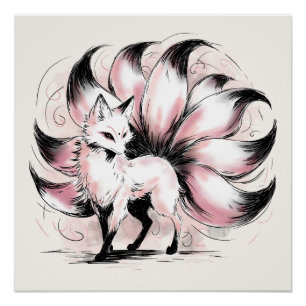 Kitsune Perfect Poster