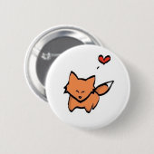 Kitsune Pin Ronde Button 5,7 Cm (Voorkant /achterkant)