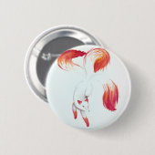 Kitsune Ronde Button 5,7 Cm (Voorkant /achterkant)