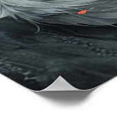  Kitsune Spirit – Japanese Fox in Blossom Forest Poster (Hoek)