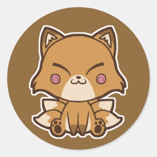 Kitsune Sticker (Voorkant)