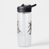 KITSUNE Vossenmasker- Straatkunst Waterfles (Links)
