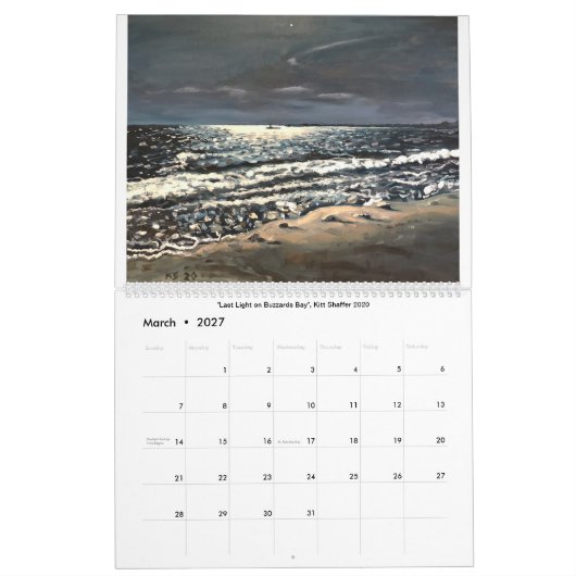 Kitt Shaffer Paintings 2020-kalender Kalender (Mar 2027)