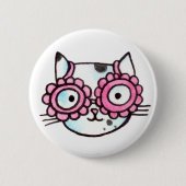Kitteh Ronde Button 5,7 Cm (Voorkant)