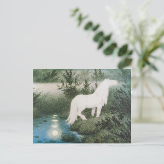 Kittelsen De nek als een wit paard CC0823 Briefkaart (Staand voorkant)