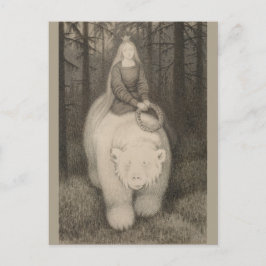 Kittelsen King Valemon Het witte beer CC1000 Briefkaart
