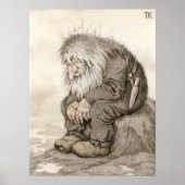 Kittelsen Troll vraagt zich af hoe oud hij is CC00 Poster (Voorkant)