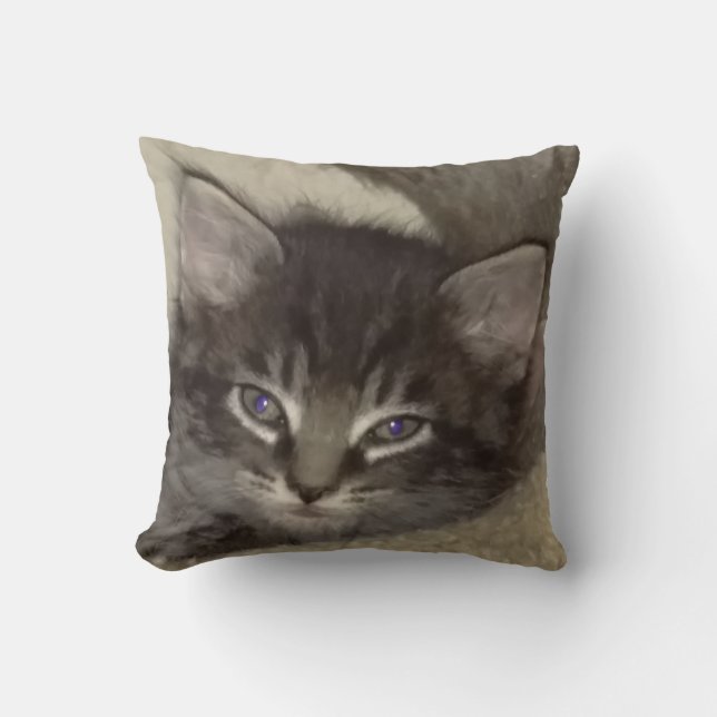 Kitten 2-zijdig kussen (Voorkant)