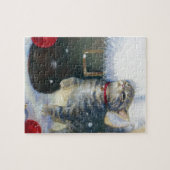 Kitten aan de laars van Sinterklaas Legpuzzel (Horizontaal)