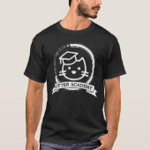 Kitten Academy Fancy Logo T-shirt (wit) (Voorkant)