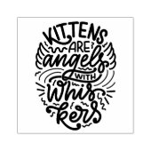Kitten Angel Quote Rubber Stamp Rubberstempel (Afrduk)