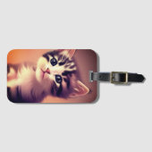 Kitten Art Bagagelabel (Voorkant (horizontaal))