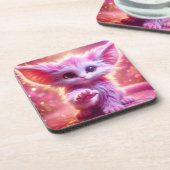 Kitten Art Bier Onderzetter (Linkerzijde)