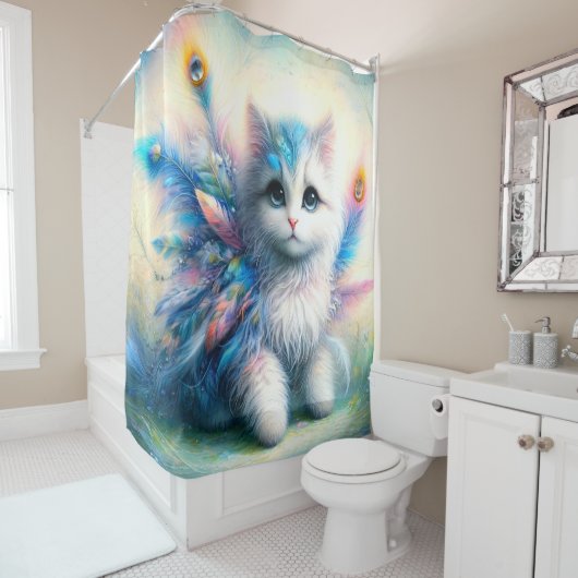 Kitten Art Douchegordijn (In situ)