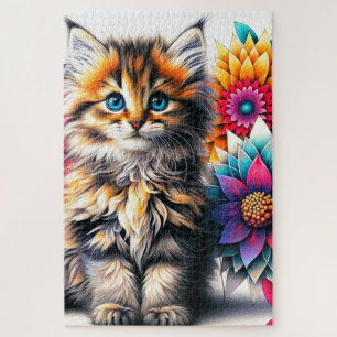Kitten Art Legpuzzel