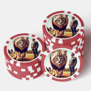 Kitten Art Poker Chips