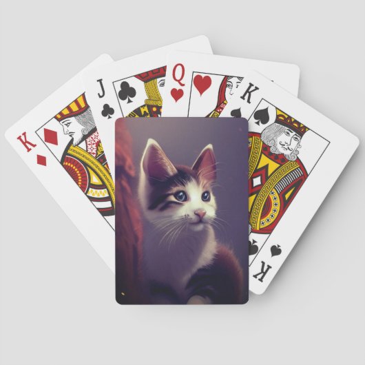 Kitten Art Pokerkaarten (Achterkant)