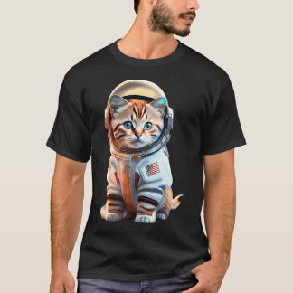 Kitten Astronaut T-shirt