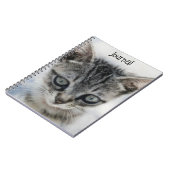 Kitten Baby Cat Art Journal Notitieboek (Linkerzijde)