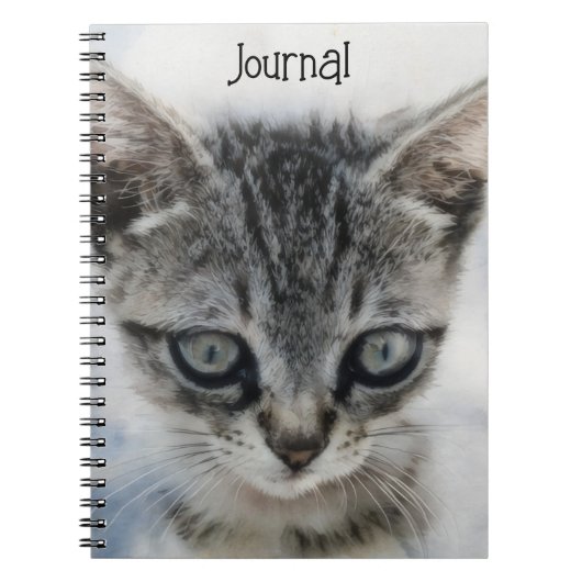 Kitten Baby Cat Art Journal Notitieboek (Voorkant)