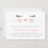 Kitten Baby shower Kaart (Voorkant)