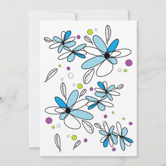 Kitten Baby shower Uitnodiging (Achterkant)