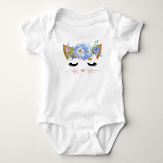  Kitten Baby Tutu Bodysuit (Voorkant)