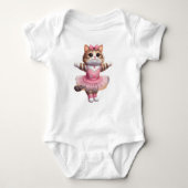 Kitten Ballerina  Romper (Voorkant)