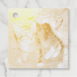 Kitten Bedankjes Labels