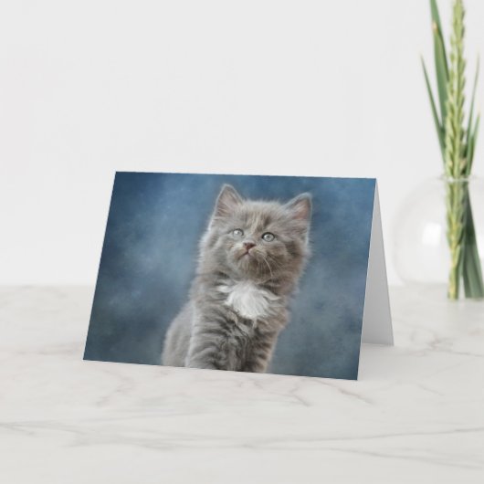 Kitten Bedankkaart (Voorkant)