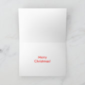 Kitten biedt een mooie kerst ornament! feestdagen kaart (Binnen)