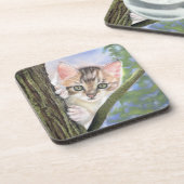 Kitten Bier Onderzetter (Linkerzijde)