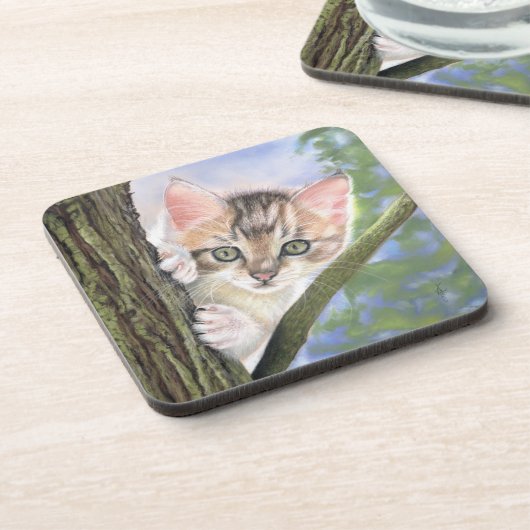 Kitten Bier Onderzetter (Linkerzijde)