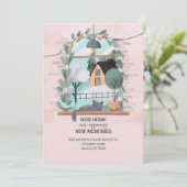 Kitten bij het raam Bewegende aankondiging (Staand voorkant)