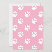 Kitten Birthday nodigt u me uit Kaart (Achterkant)