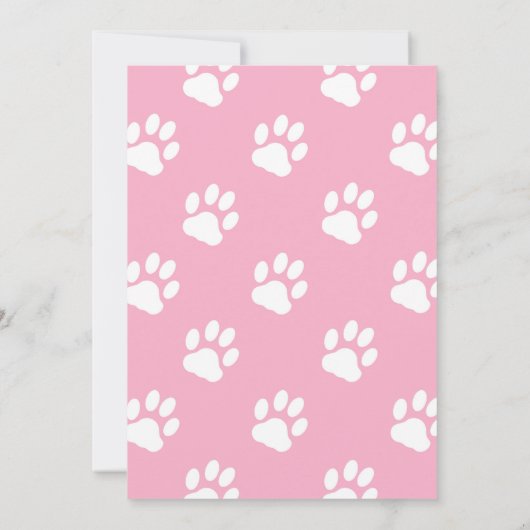 Kitten Birthday nodigt u me uit Kaart (Achterkant)